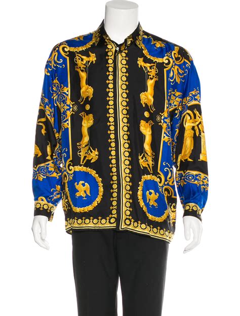 chemise versace|versace casual shirts.